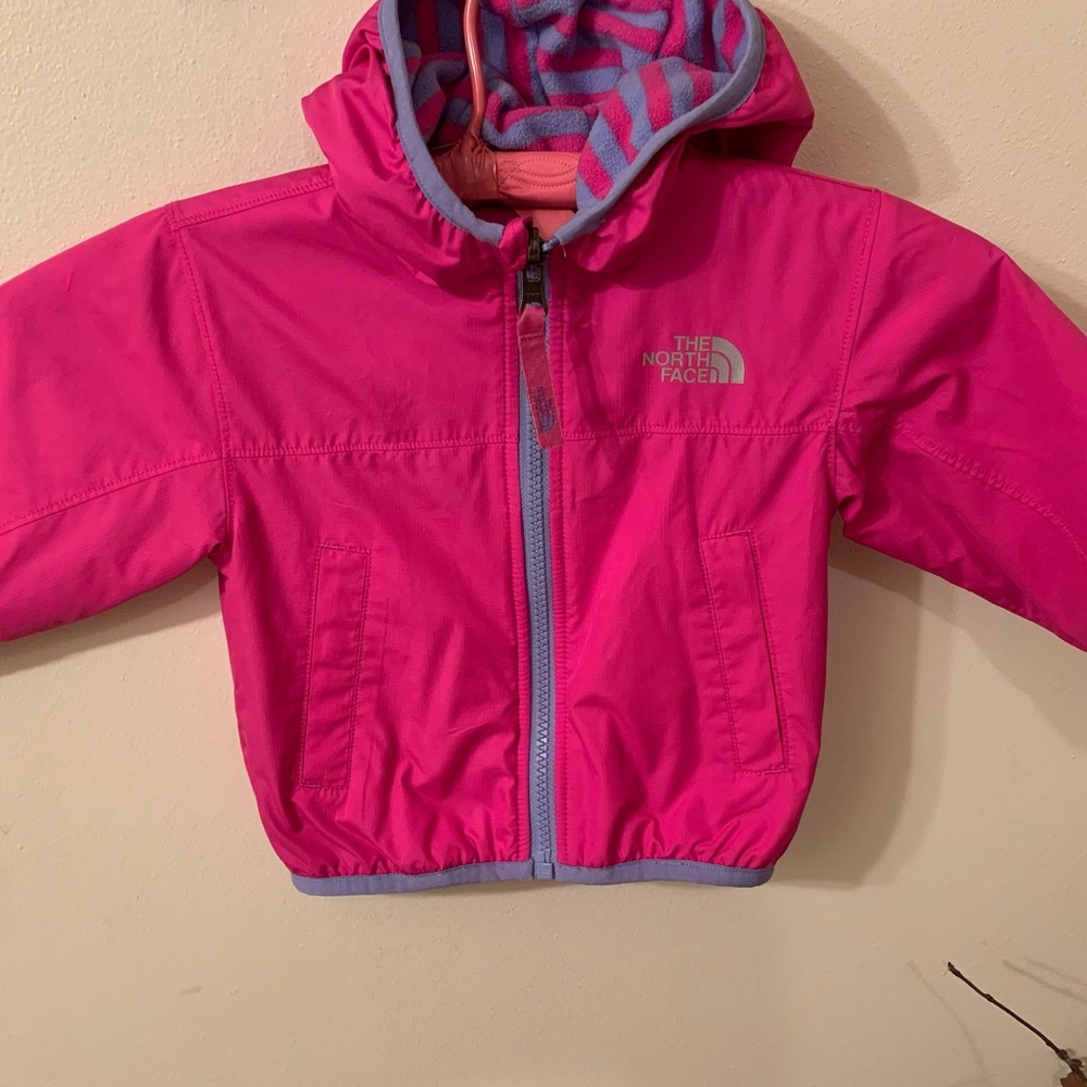 The North Face Baby girl reversible jacket